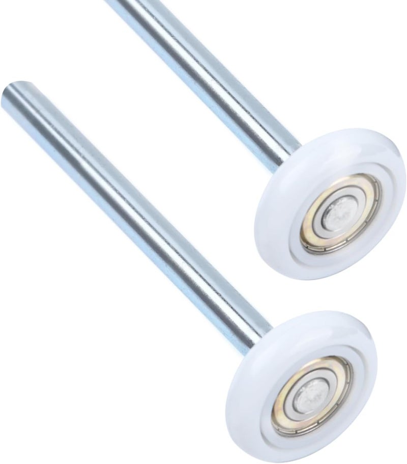 Mindoub 2 Pack 9" Stem 2" 13 Ball Nylon Commercial Grade Garage Door Roller, Quiet/Durable and High Load, Use 6200ZZ Double Seals Precision Bearings - Image 1